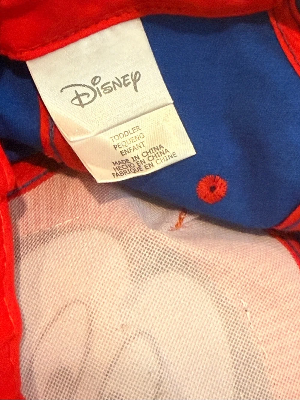 Disney toddler cap